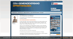Desktop Screenshot of cdu-eppertshausen.de